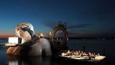 A 2011 performance of the opera 'Andre Chenier' by Umberto Giordano in Bregenz, Austria. Getty Images