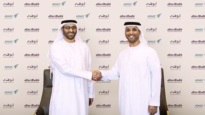 Abu Dhabi Convention and Exhibition Bureau signed an initial pact with Adnec Group as part of its future business development strategy. Photo: Abu Dhabi Media Office
