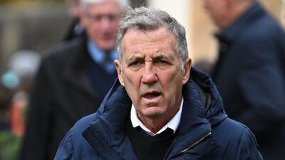 Former Liverpool player Alan Kennedy at Manchester Cathedral. AFP