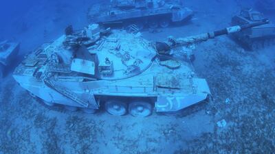 Tanks in battle formation. Reuters