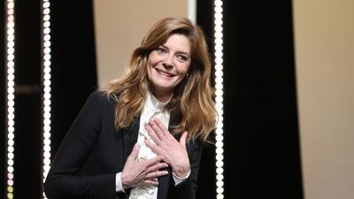 French actress Chiara Mastroianni arrives on May 25, 2019 to award a Special Prize during the closing ceremony of the 72nd edition of the Cannes Film Festival in Cannes, southern France. Mastroianni won the Un Certain Regard Best Performance award. AFP
