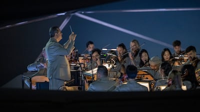 The UAE National Orchestra offered a stirring soundtrack