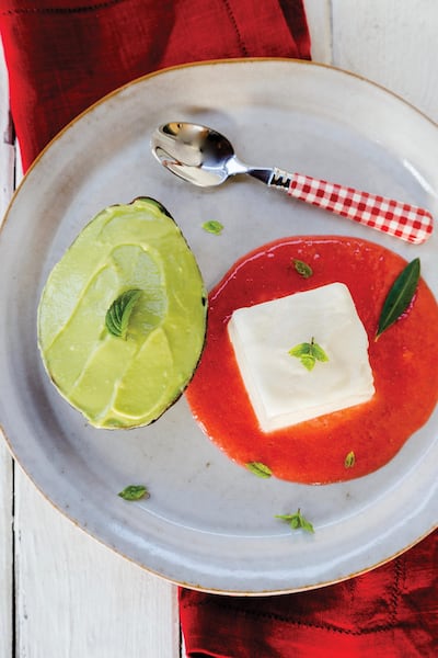 Avocado mousse from The New Filipino Kitchen edited by Jacqueline Chio-Lauri, Agate Surrey