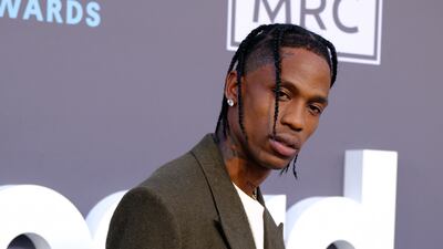 10. US rapper Travis Scott's jet has the shortest average flight times in the top 10 list. Photo: Maria Alejandra Cardona / AFP