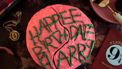 A recreation of the cake Hagrid got Harry Potter on his eleventh birthday. Courtesy of Ayesha Nemat Khan