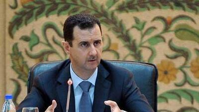 President Bashar Al Assad today said Syria was 'at war'.