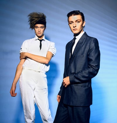 Bill Macrae and Ricky Gervais from Seona Dancing Redferns