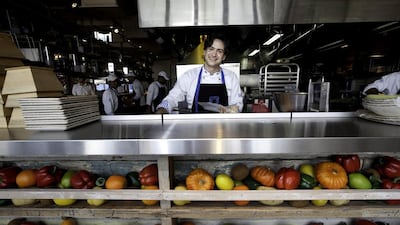 Chef Theodoris Rouvas cooks at Eat Greek restaurant at the new Beach Mall in JBR. Jaime Puebla / The National