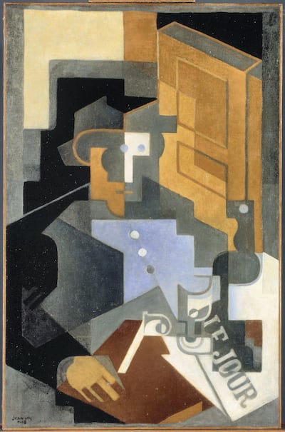 Man from Touraine by Juan Gris. Courtesy Louvre Abu Dhabi
