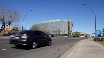 Elaine Herzberg, 49, was killed at this location in Tempe, Arizona, after being struck by an Uber self-driving SUV as she crossed the road. Rick Scuteri / Reuters