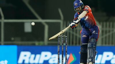 Prithvi Shaw cut loose at the top of the order. Sportzpics for IPL