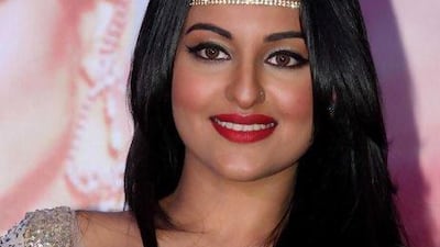 Sonakshi Sinha won Worst Actress in the Golden Kela Awards - the Bollywood equivalent of the Golden Raspberry Award. AFP