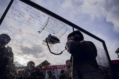The Being Lost exhibition was held in a park in Ranya, near the Iranian border. Kurdistan Centre for Arts and Culture