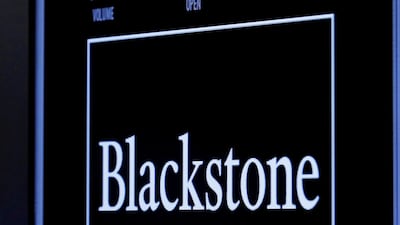 The logo of Blackstone Group . Brendan McDermid/Reuters
