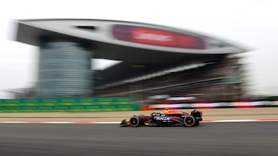 Red Bull's Sergio Perez of Mexico on his way to finishing third. Getty Images