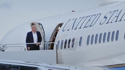 The scope of Mr Trump’s revamped ban, signed in early March, was reduced from his original January effort, which blocked travellers from seven-majority Muslim countries as well as all refugees. Pablo Martinez Monsivais / AP