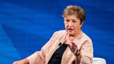 IMF managing director Kristalina Georgieva said high interest rates have been particularly painful for low-income countries. EPA