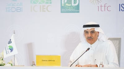 Muhammad Al Jasser, president and group chairman of Islamic Development Bank, at the group’s annual meetings in Jeddah. Photo: Islamic Development Bank