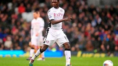 Mahamadou Diarra enjoyed a successful debut in Fulham colours on Sunday as the club beat Wolverhampton Wanderers 5-0. Adam Davy / PA