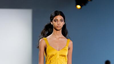 The Noon by Noor autumn/winter 2019 show during New York Fashion Week on February 7, 2019. EPA