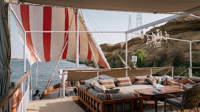 Relaxing on deck in the afternoon.