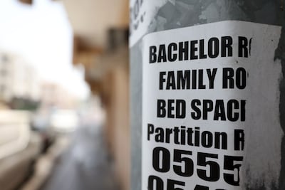 Rules announced in March for shared accommodation in Dubai could result in fines of up to Dh1 million for people who break them. Chris Whiteoak / The National