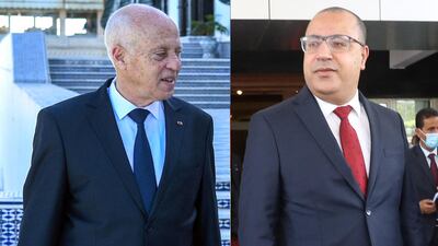 Tunisian President Kais Saied called for a dialogue with political parties, which could aid relations with Prime Minister Hichem Mechichi. AFP