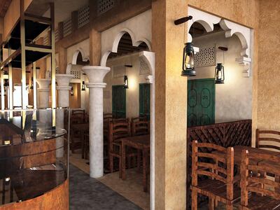 The London branch of Al Fanar Restaurant & Cafe