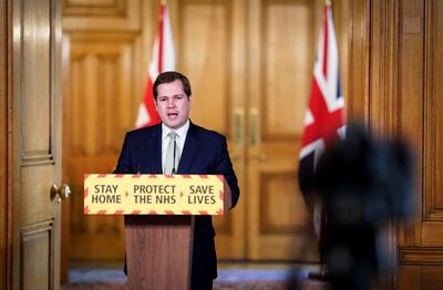 Communities Secretary Robert Jenrick at the 10 Downing Street in London. EPA