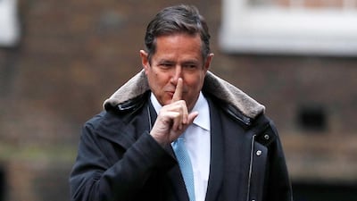 Barclays' chief executive Jes Staley arrives at 10 Downing Street in London. He has been fined by Brtitish regulators for attempting to uncover a whisteblower. REUTERS/Peter Nicholls/File Photo