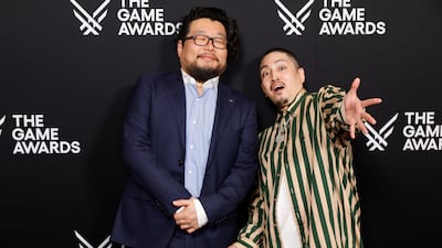 Capcom executives Takayuki Nakayama and Shuhei Matsumoto. EPA