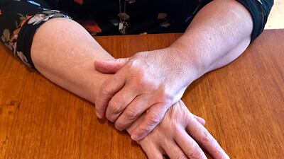 The 60-year-old Canadian teacher built up almost Dh700,000 in debt within seven years of arriving in Abu Dhabi. Alice Haine/The National