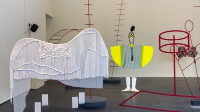 'Charivari' is a good example of the mirth and buoyancy that run through most of Makhacheva's works.