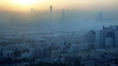 People are more concerned about the air quality affecting the capital, according to a survey by the Environment Agency Abu Dhabi. Silvia Razgova / The National