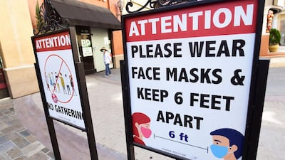 A grocery store cashier was shot and killed over a dispute about face masks in Georgia, US, on June 14, 2021. AFP