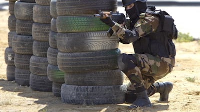Women make up just 3 per cent of 30,000 members of the Palestinian police and other security agencies in the West Bank, but there’s a push to recruit more. Ammar Awad / Reuters