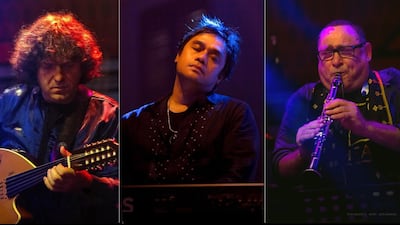 The World Peace Trio: Dwiki Dharmawan, Gilad Atzmon & Kamal Musallam. Courtesy World Peace Trio