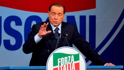 Silvio Berlusconi could be on his way back to power after victory in regional elections. AFP PHOTO/Andreas Solaro