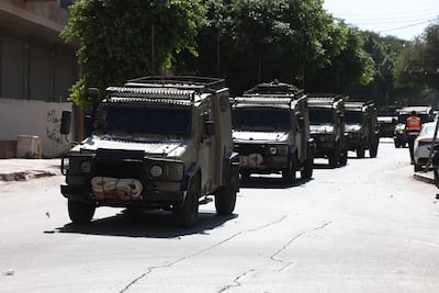 The Israeli military has carried out raids across the West Bank, including at a hospital in Nablus. EPA