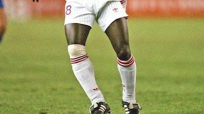 Nii Lamptey, in action at the Fifa Under 20 World Cup in Australia in 1993, says he was badly mismanaged by agents during his career. According to the Ghanian, at the U16 World Cup, in Scotland in 1989, Brazil legend Pele told the midfielder he ‘was going to step into his shoes’ as one of the world’s great players. Action Images