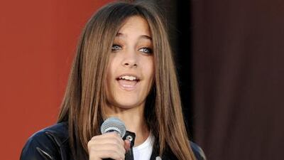 Michael Jackson’s daughter, Paris. Getty
