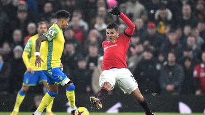 CM: Casemiro (Manchester United). What a difference the Brazilian has made to the United midfield. Dominated the game with his quality and leadership as United eased to a 3-0 win over Nottingham Forest. EPA