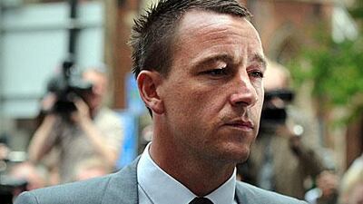 John Terry had been relieved of his England captaincy because of the racism cloud over his image.