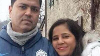 Hiren and Vidhi Adhiya were killed when a intruder broke into their Dubai villa. Their two daughters, 13 and 18, survived. Courtesy: Adhiya family