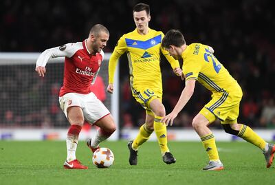 Arsene Wenger is most impressed with the evolution of Jack Wilshere, left. Facundo Arrizabalaga / EPA