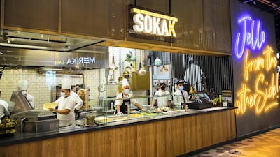 Some of the vendors will feature live cooking stations to add to the entertainment aspect of dining out.