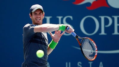 Andy Murray advanced past Robin Haase with a four-set victory on Monday in the first round of the 2014 US Open. Julian Finney / Getty Images / AFP / August 25, 2014