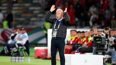UAE manager Alberto Zaccheroni.