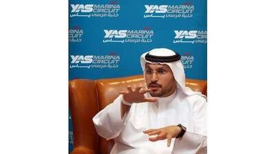 Khaldon al Mubarak, the chairman of Abu Dhabi Motorsport Management.