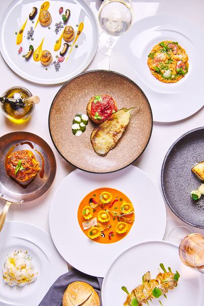 Cinque is serving a golden Easter egg for dessert. Photo: Cinque